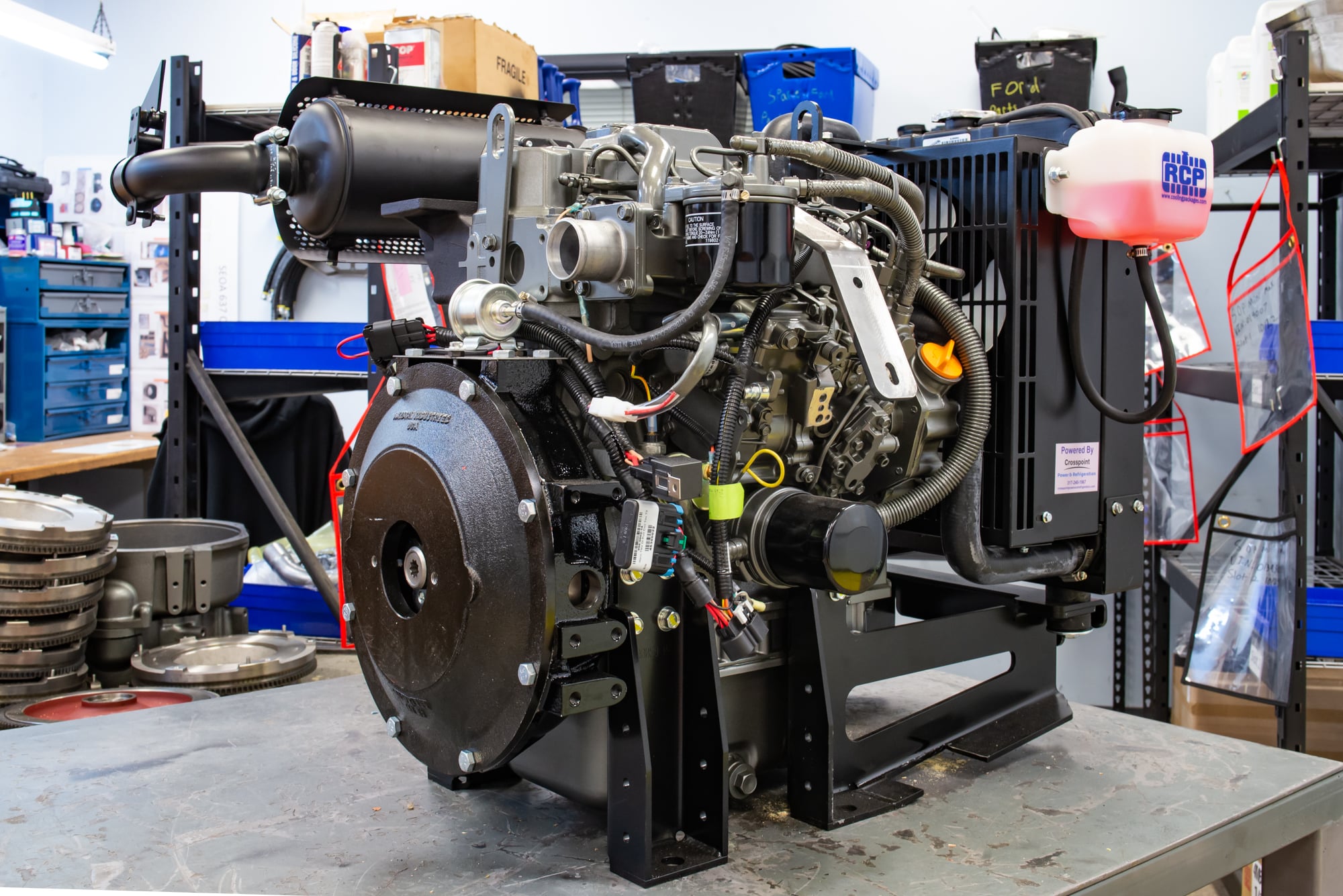 A yanmar power pack engine