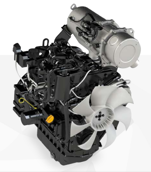 Yanmar diesel generator on white background